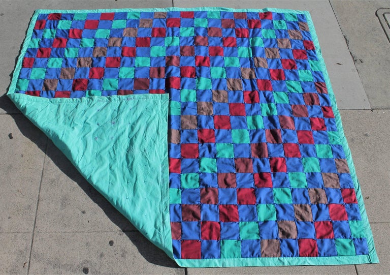 Amish Quilt from Lancaster County Pennsylvania One Patch For Sale at 1stDibs