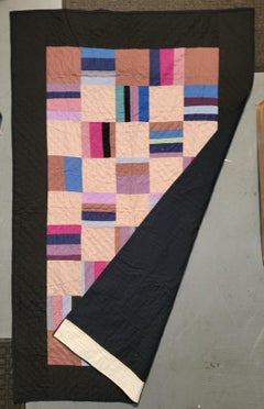 Amish Roman Stripes Contained Bars Quilt