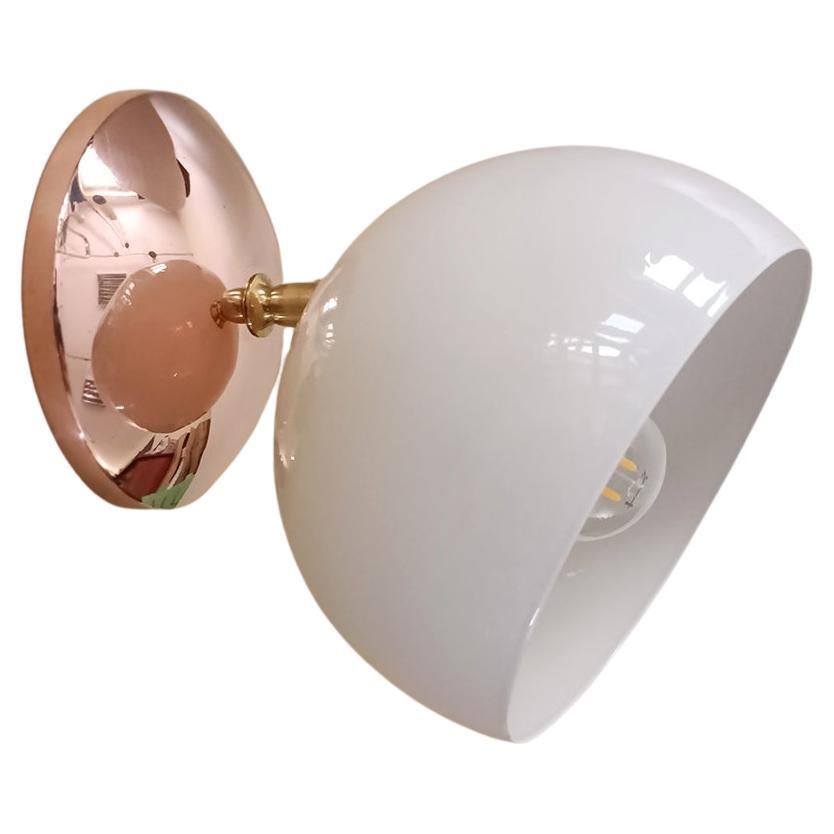 Amisto - copper, brass and steel wall sconce by Candas Design For Sale