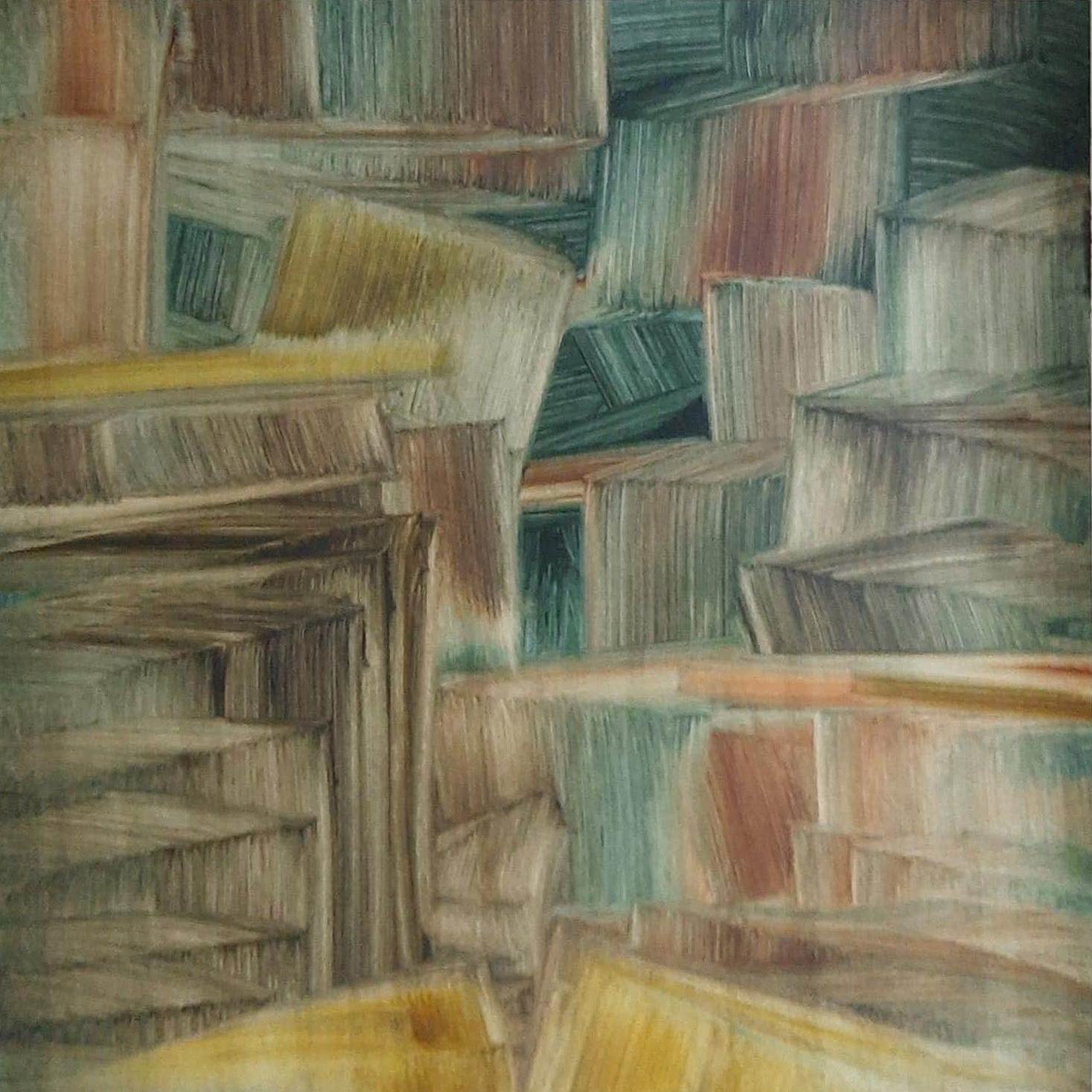 Amit Kalla Interior Painting – Mixed Media auf Papier von zeitgenössischer indischer Künstler von Contemporary Indian Artist, Serie "In Stock"