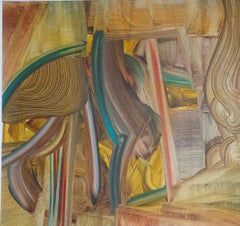 Série Vipasyana, techniques mixtes sur papier de l'artiste indien contemporain « en stock »