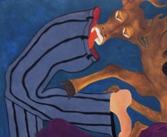 "Ibrahim Dawood, Perché hai dovuto farlo?", Olio su tela, Pittura figurativa