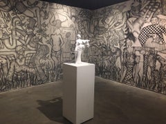 "Senza titolo", Fibra di vetro - Scultura figurativa astratta, Artista indiano