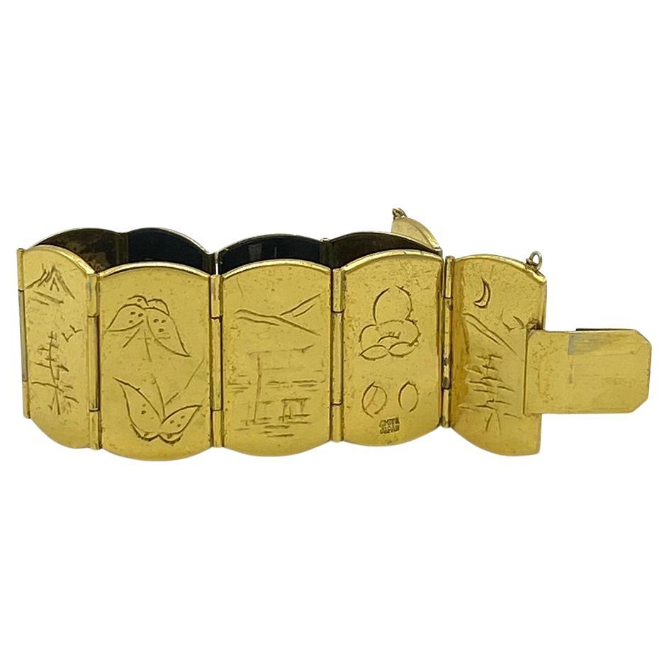 Pulsera Amita Japan Damascene Artesano