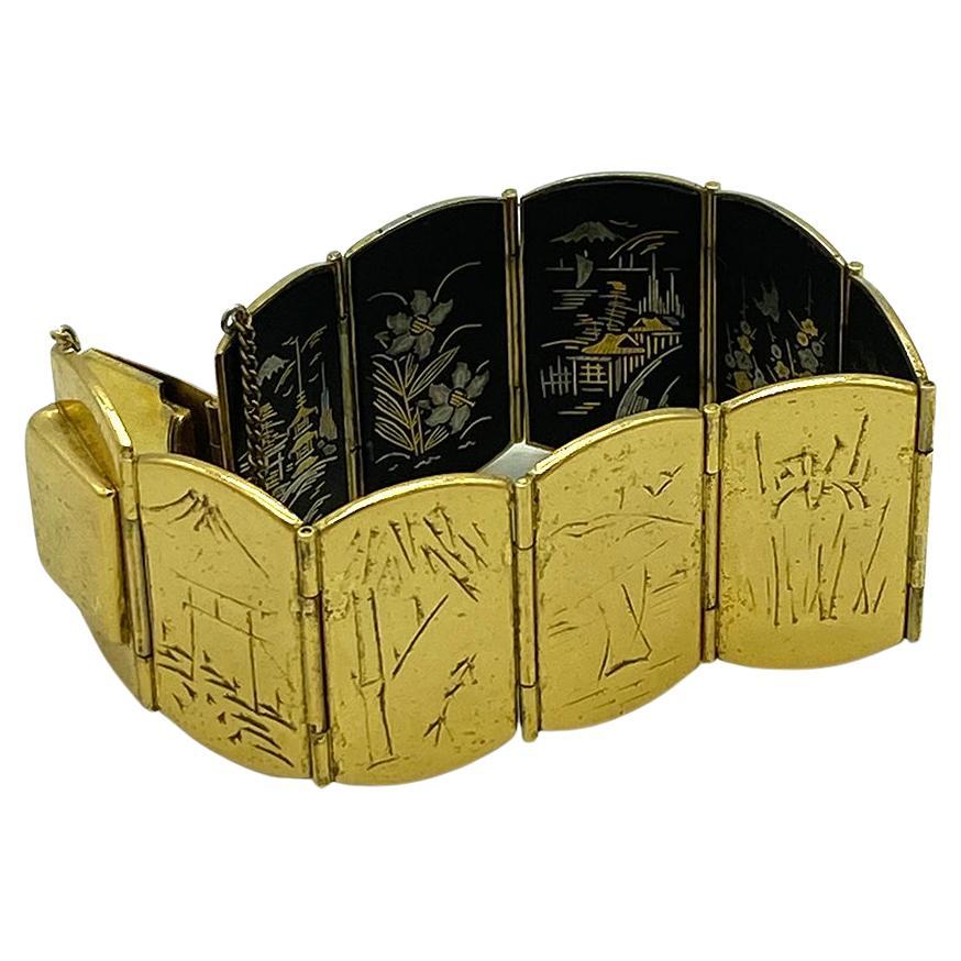 Pulsera Amita Japan Damascene en Bueno Estado en Atlanta, GA