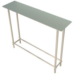 Amita Metal Interlocking Structure Luxury Console, Made in Italy