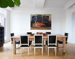 Untitled, Oil on Canvas, Red, Black by Contemporary Indian Artist "In Stock" (sans titre)