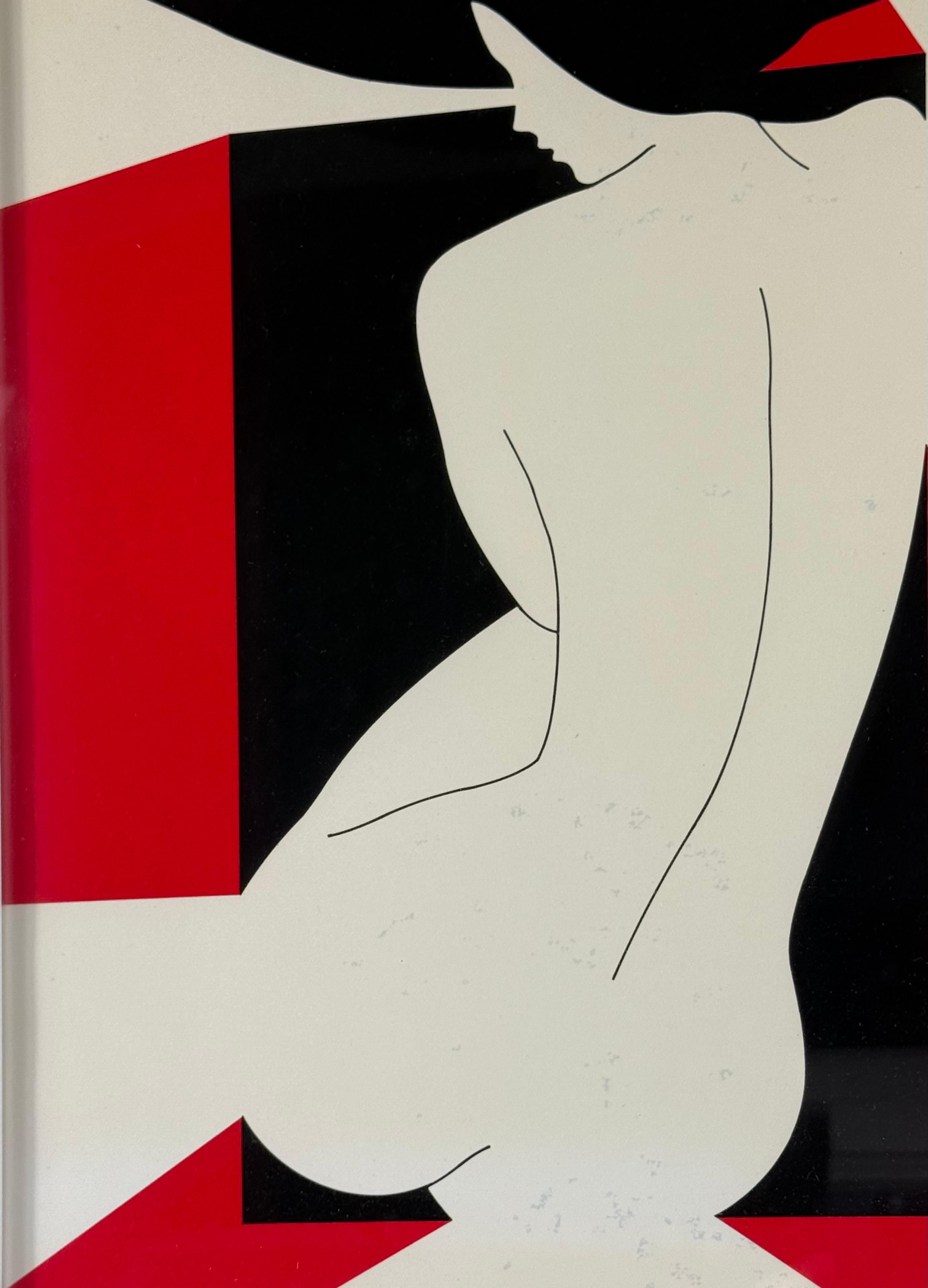 Hamlet Dalla Costa, original serigraph framed, Milan Italy 1980s In Excellent Condition For Sale In Firenze, IT