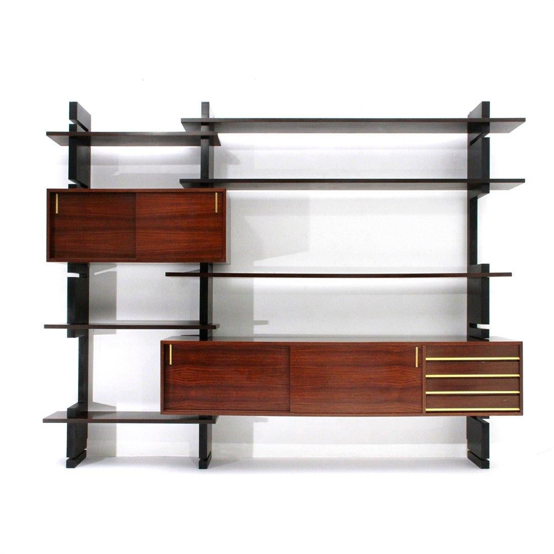 Italian Amma Bookcases Mid-Century Modern, 1960s, Italy