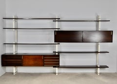 Amma Lacquered Bookcase, Italy, 1960s