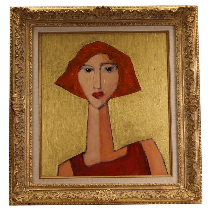 "Ammie" - Ein meisterhaftes Gemälde aus der Longhead-Serie von Harry Charles Harris