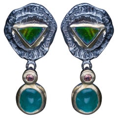 Pendientes de zafiro