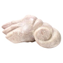 ammonite foot soapstone sculpture of Marianne Kühn