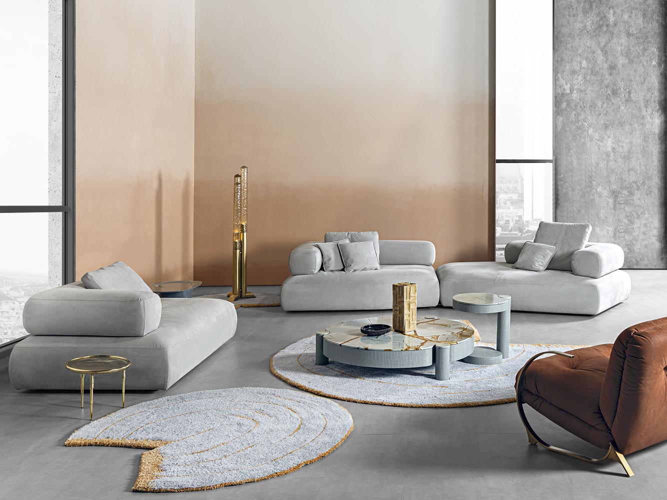 Ammonite Rug by Luca Erba for Hessentia, Cornelio Cappellini In Excellent Condition In Boston, MA