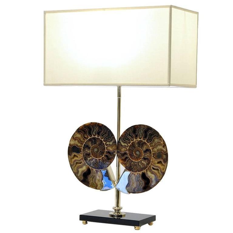 Italian Ammoniti Table Lamp