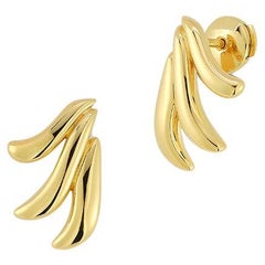 Ammrada Aspect 18k Yellow Gold Earring