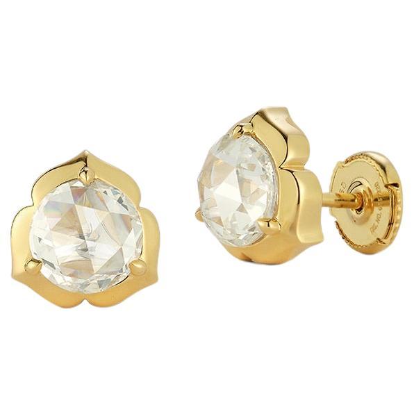Ammrada Signature 2.27 carat Diamond Stud Earrings For Sale