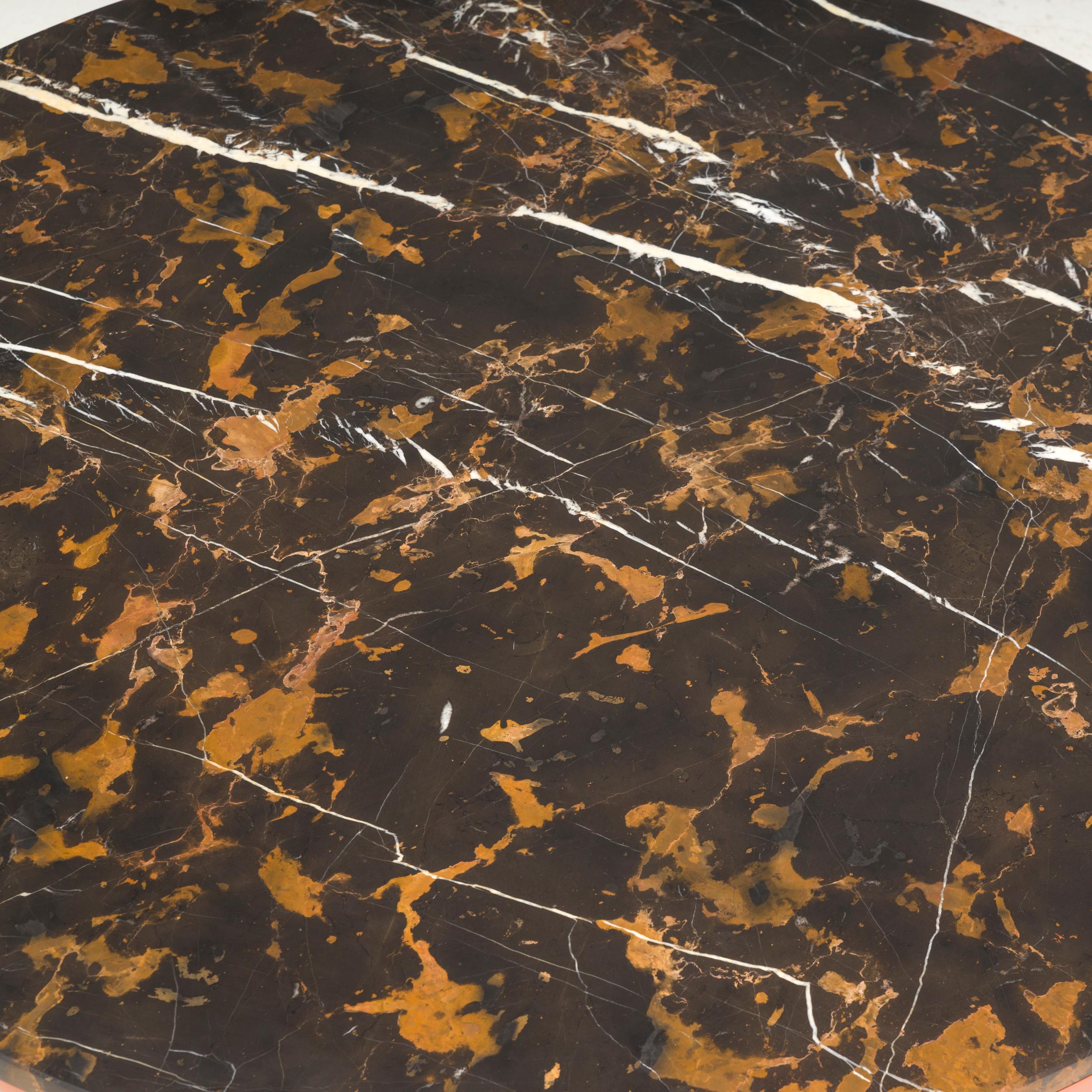 Amode Porto Black Gold Marble Coffee Table For Sale 1