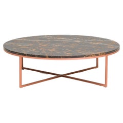 Amode Porto Black Gold Marble Coffee Table