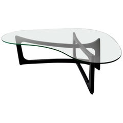 Amoeba Glass Coffee Table by Adrian Pearsall for Craft Associates