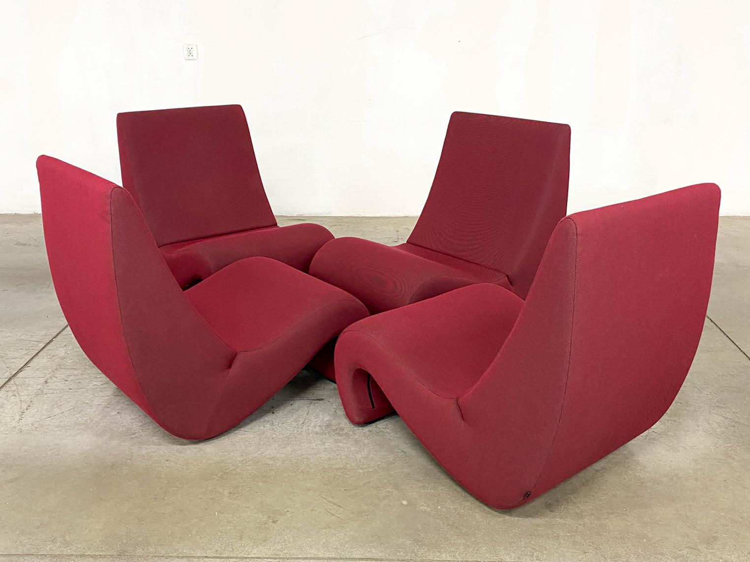Fabric Amoebe Lounge Chair by Verner Panton for Vitra, 2000s For Sale