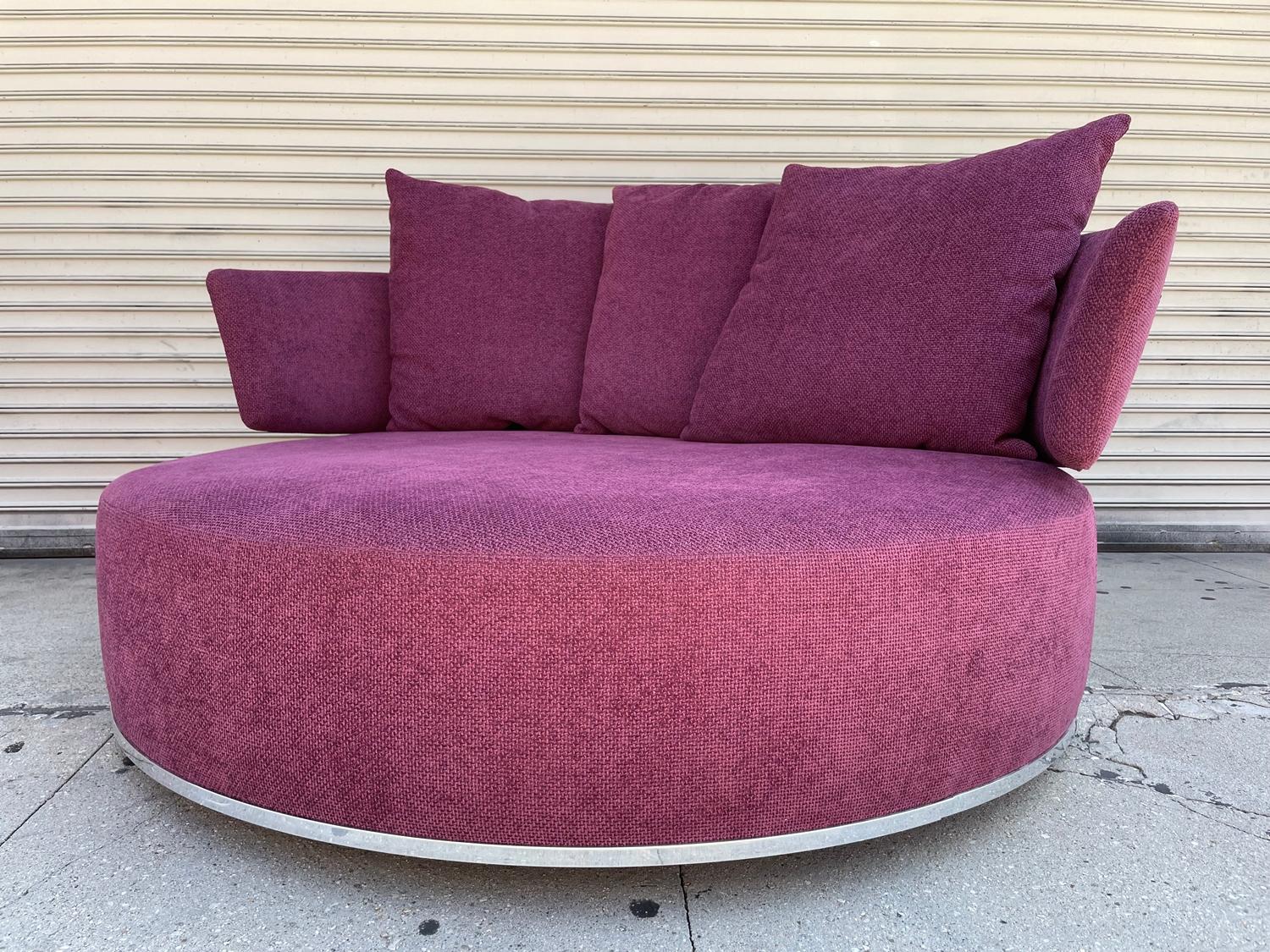 circular couch chair