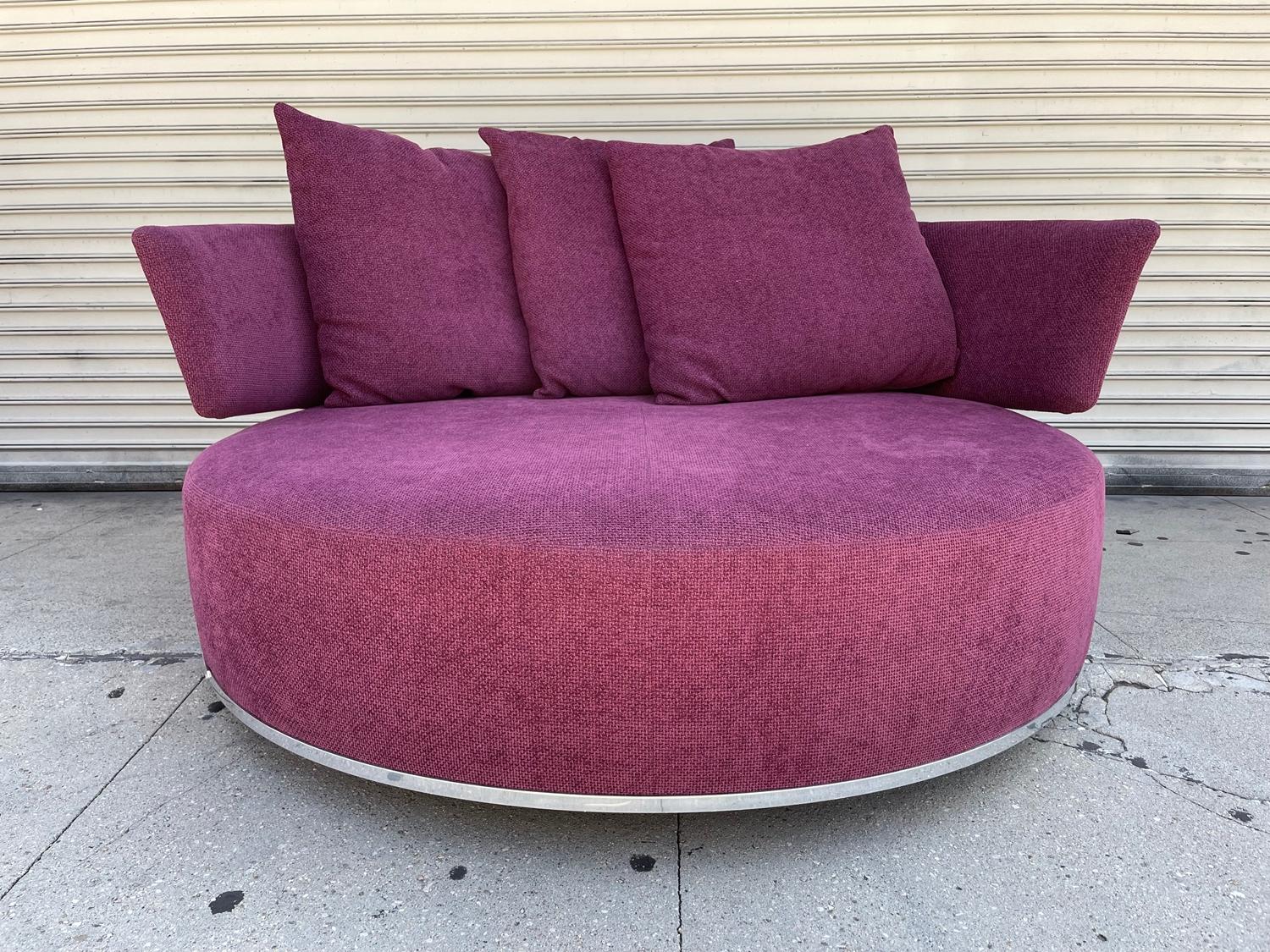 Modern Amoenus Circular/Swivel Sofa by Antonio Citterio for B&B Italia