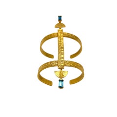 Amunet Bracelet in 14k Yellow Gold, Regal Elegance Reimagined