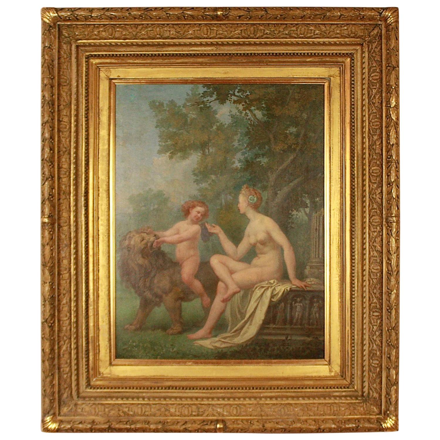 Amor Vincit Omnia, Oil on panel, Follower School of Fontainebleau