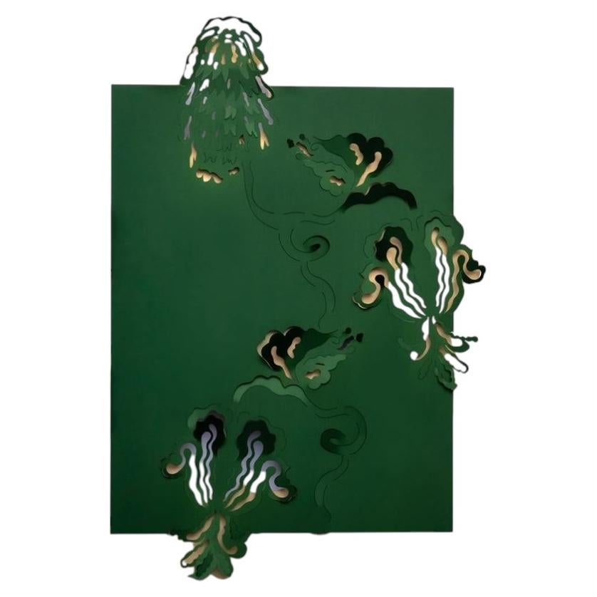 Amore Metallic Tapestry in Powder-Coated Aluminum by altreforme