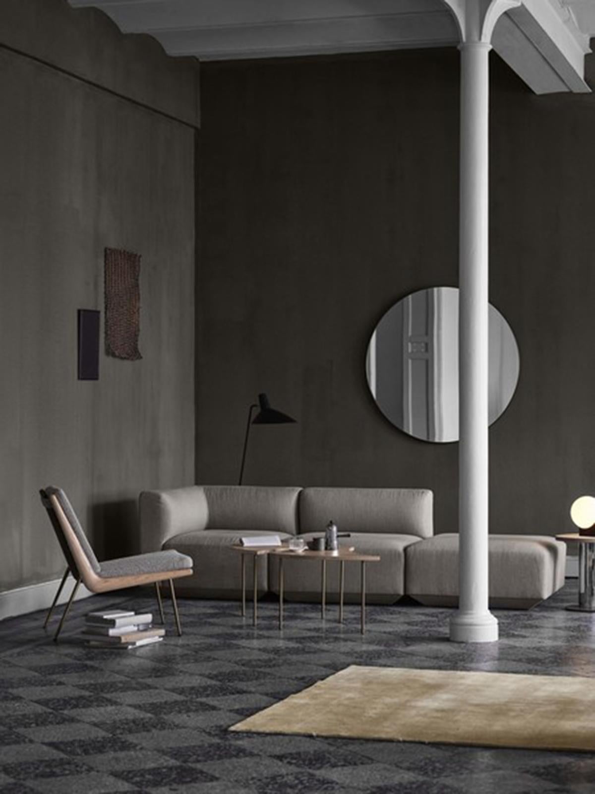 XXI secolo e contemporaneo Amore SC49, specchio in ottone bronzato di Space Copenhagen per &Tradition in vendita