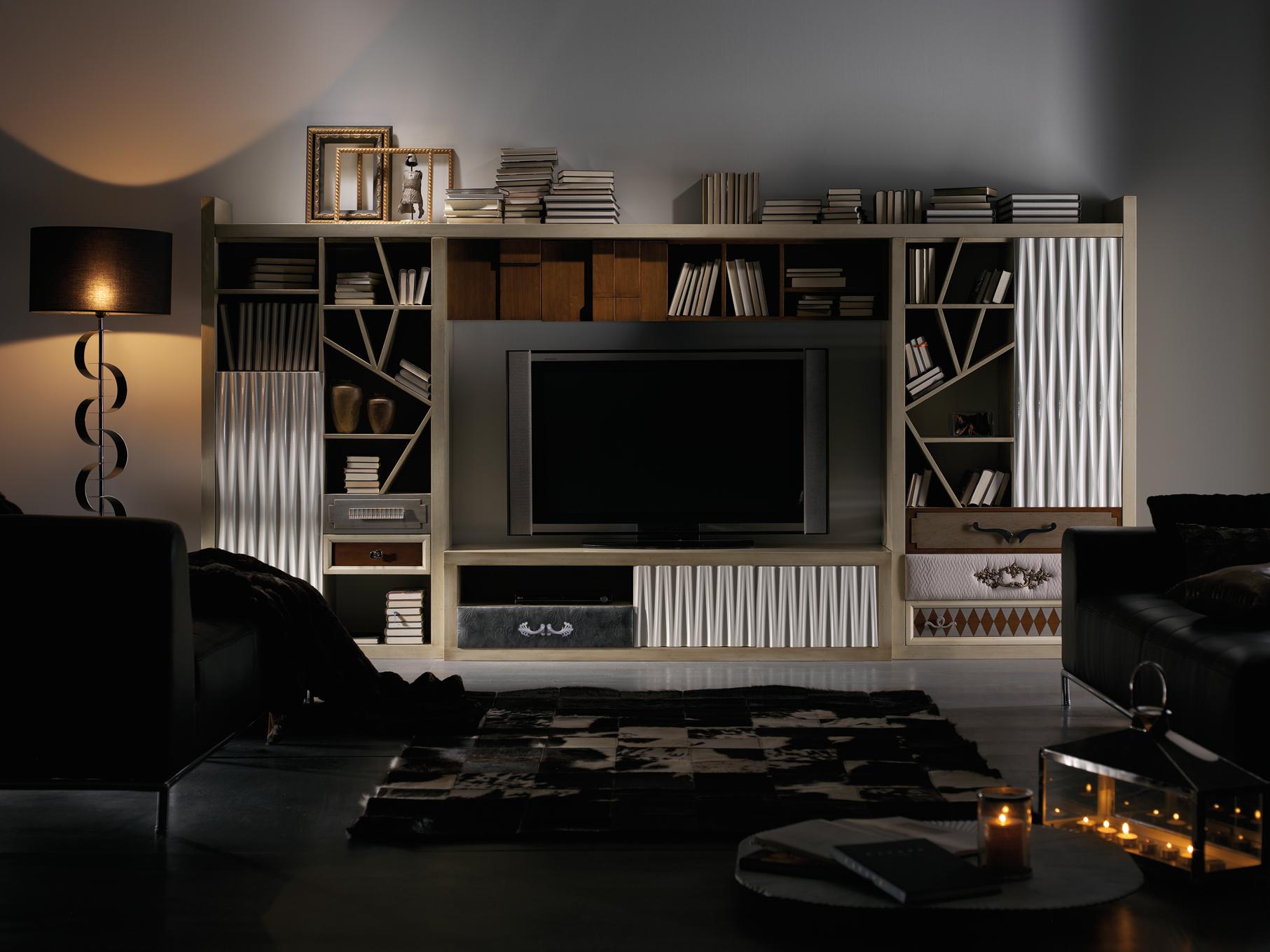 Meuble TV Amore par Lola Glamour
Dimensions : D 35 x L 345 x H 170 cm
MATERIAL : Bois.


Nous sommes Félix et Désirée Ramos, frères et créateurs de produits de notre marque, Lola Glamour.
Nous nous intéressons au singulier, au différent, à la beauté