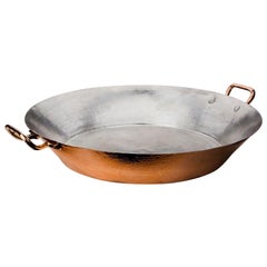 Amoretti Gebrüder Amoretti, gehämmerte Paella-Hose aus Kupfer