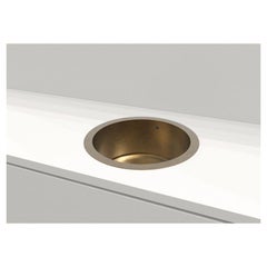 Amoretti Brothers Urbino Drop-in Brushed Brass Bathroom Sink