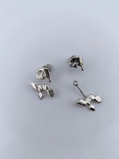 Amorfo Earrings in 925 Sterling Silver by xMartaja