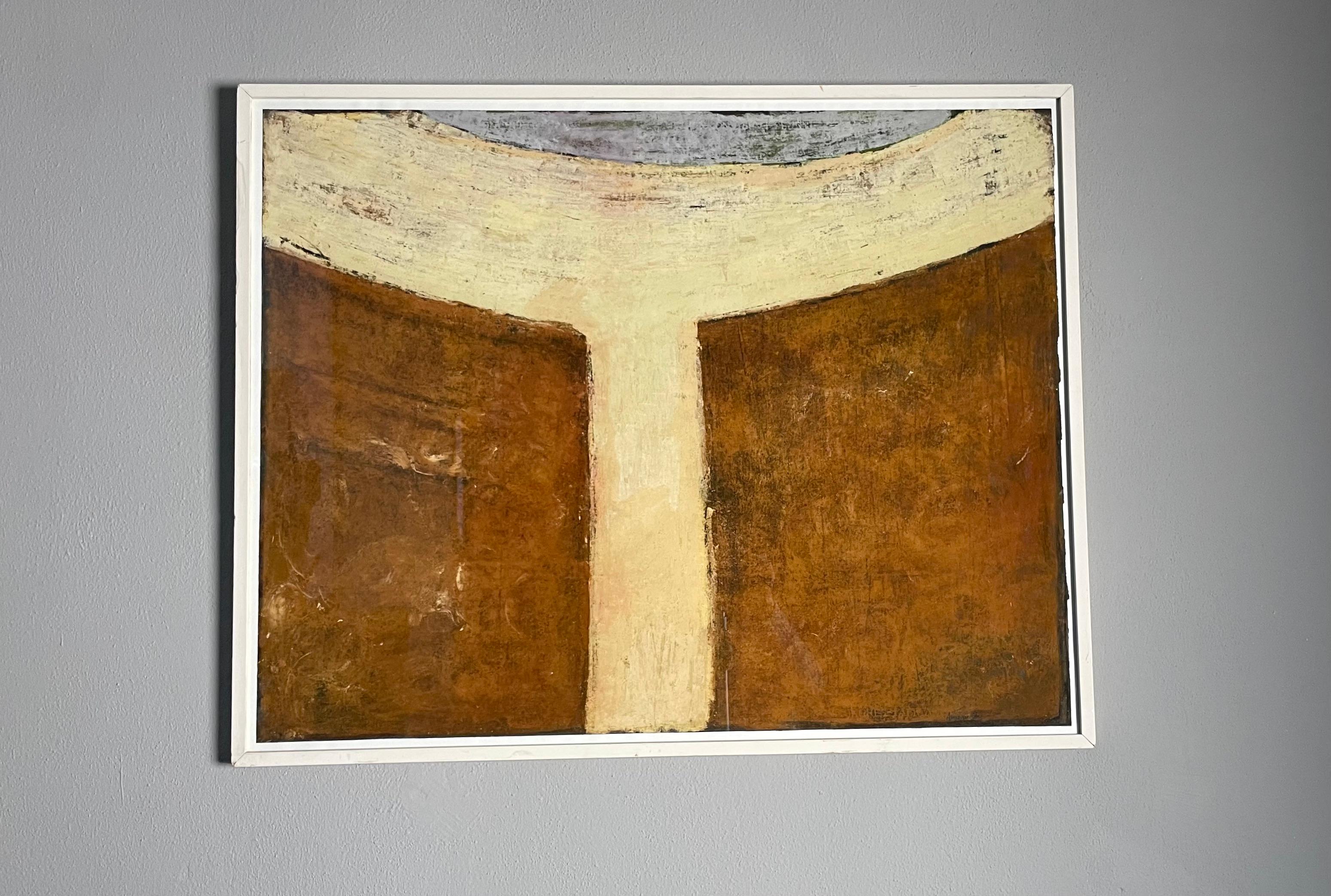 20th Century Amorim Painting + Book For Sale