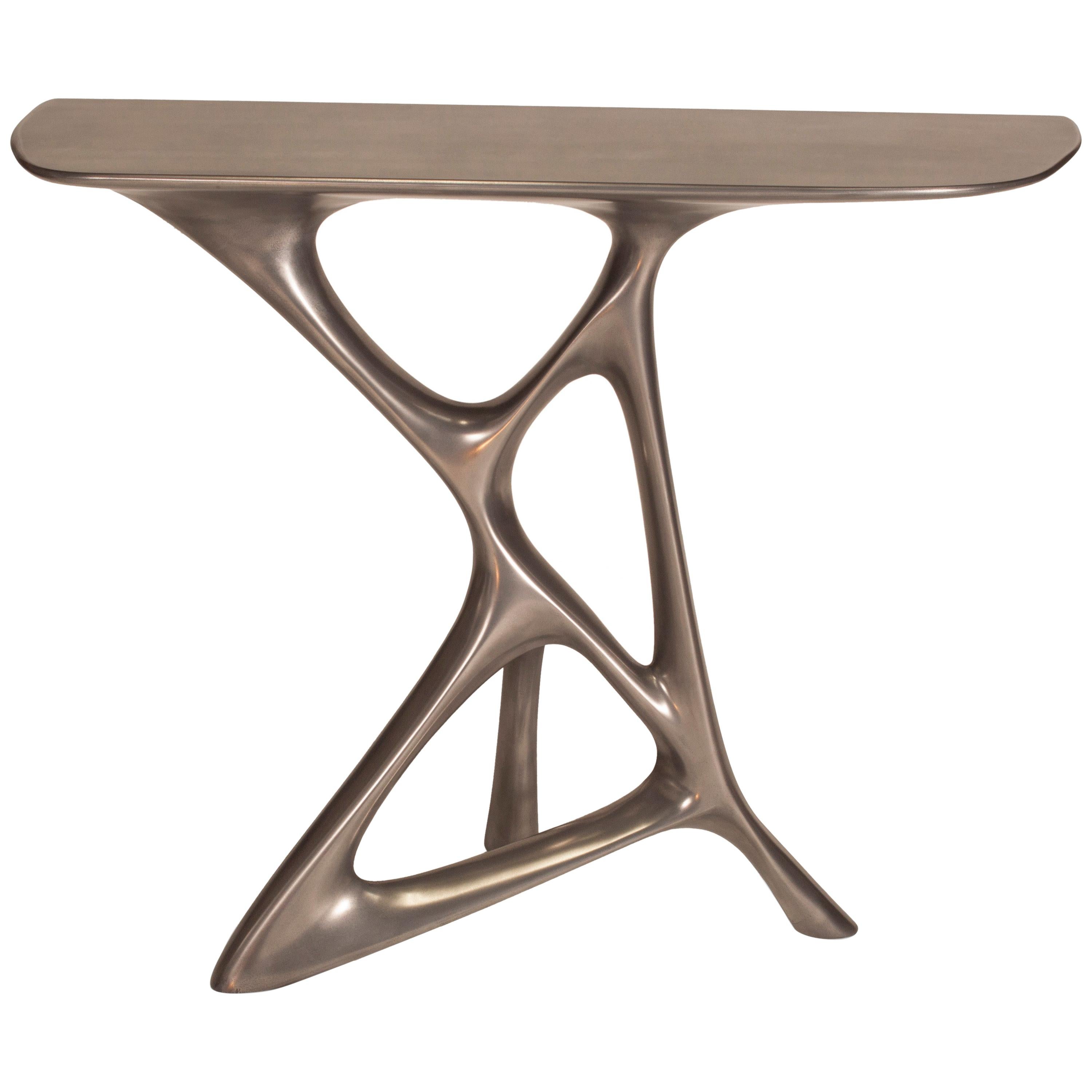 Amorph Anika Console in Stainless Steel Finish