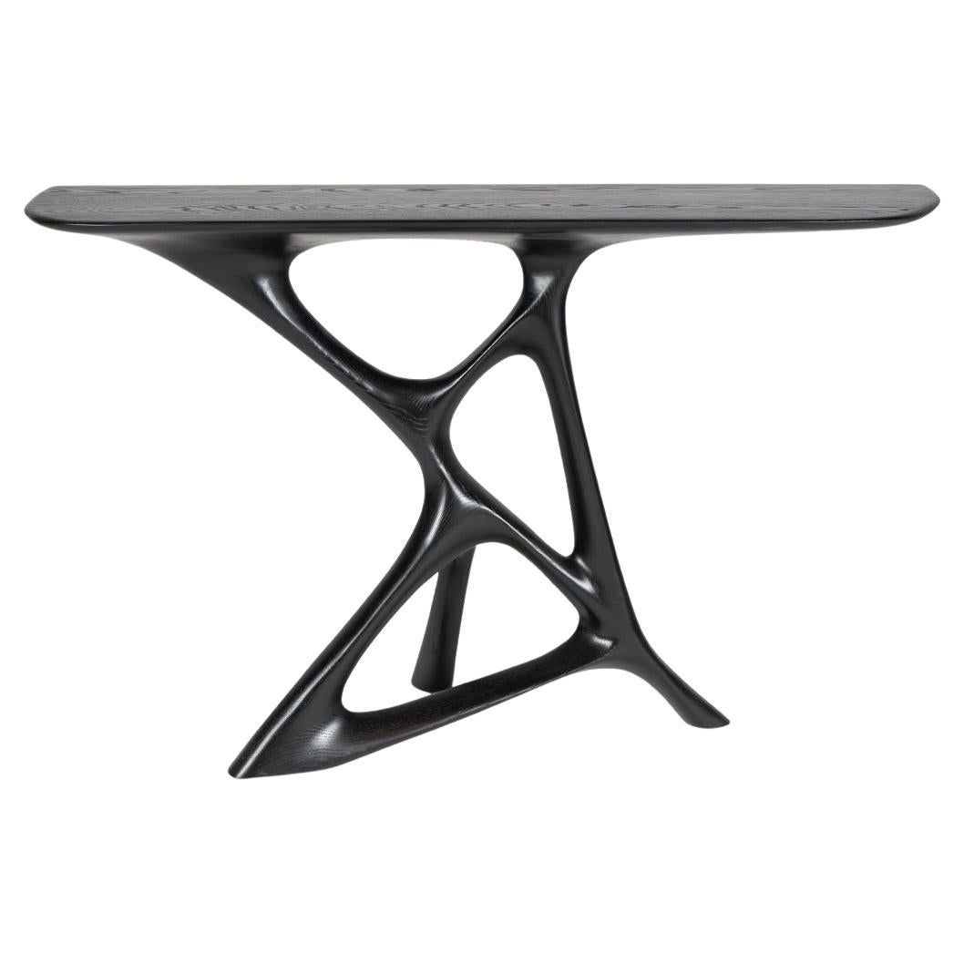 Amorph Anika Console Table Ebony stain on Ash wood  For Sale