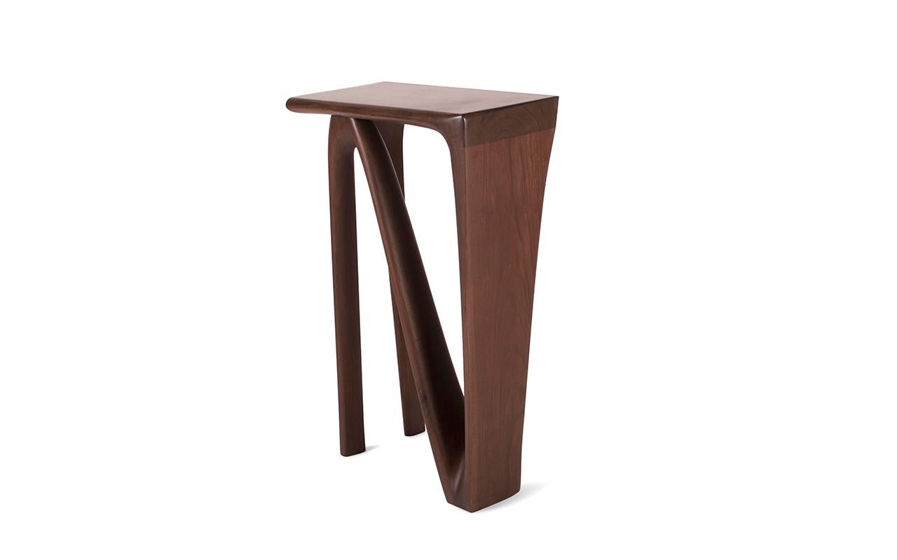 American Amorph Astra Console Table Montana stain on Walnut wood For Sale