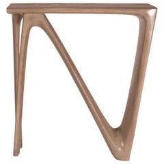 Amorph Astra Console Table Solid Ashwood with Gray Oak Stain