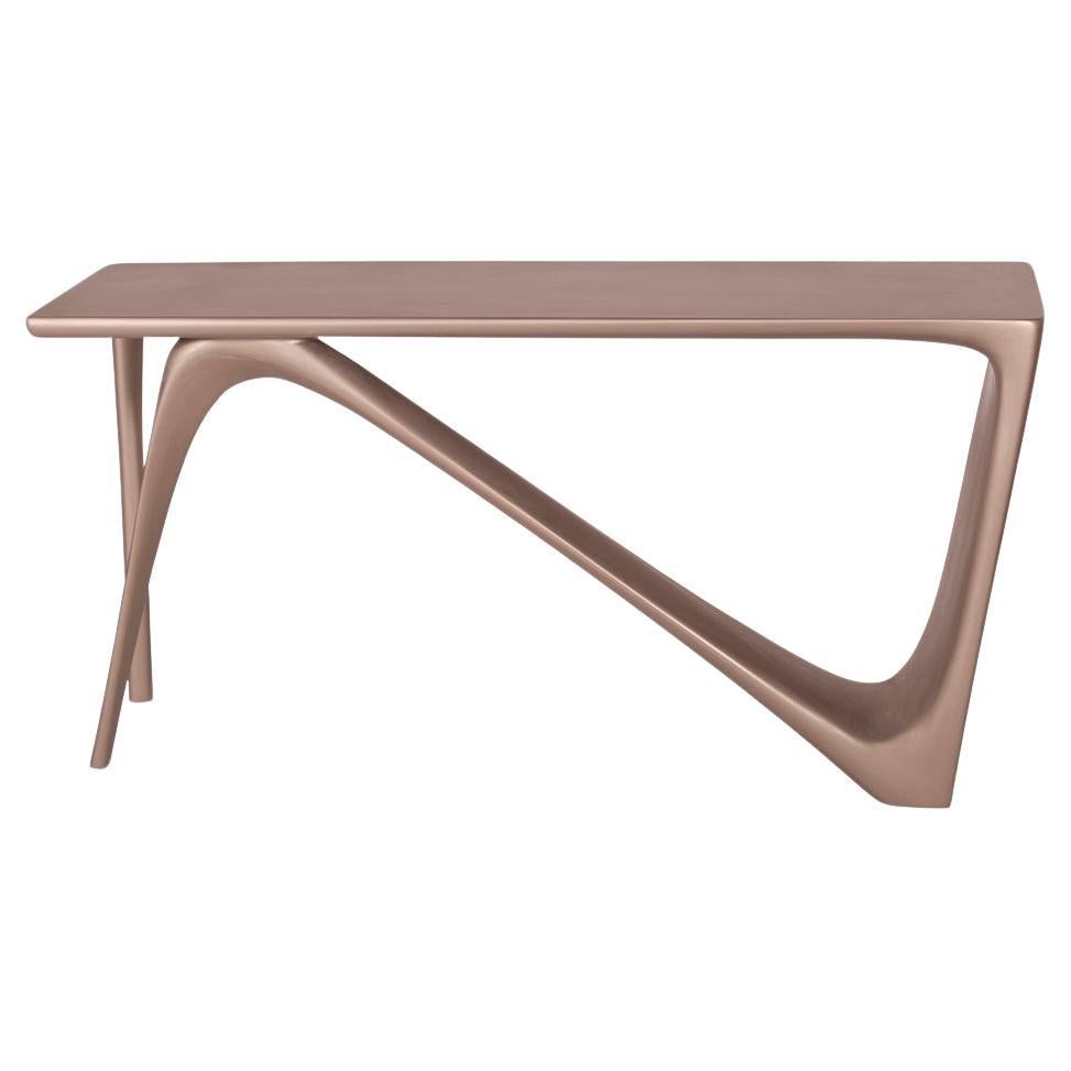 Amorph Astra Desk in Metallic Gold Lacquer 