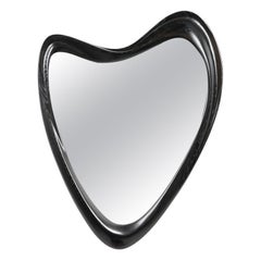 Amorph Celine mirror in Ebony stain on Ash wood
