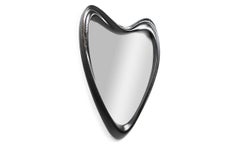 Celine wall mirror in Ebony stain on Ash wood by Amorph