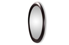 Amorph Contemporary Chiara Mirror Solid Walnut Wood Natural Stain