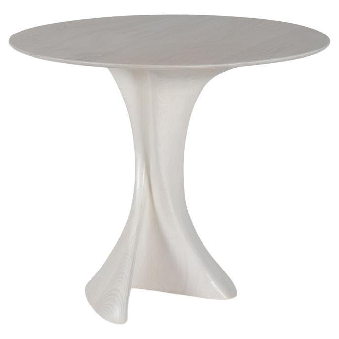 Amorph Dervish Dining Table White Wash stain in Ash wood For Sale