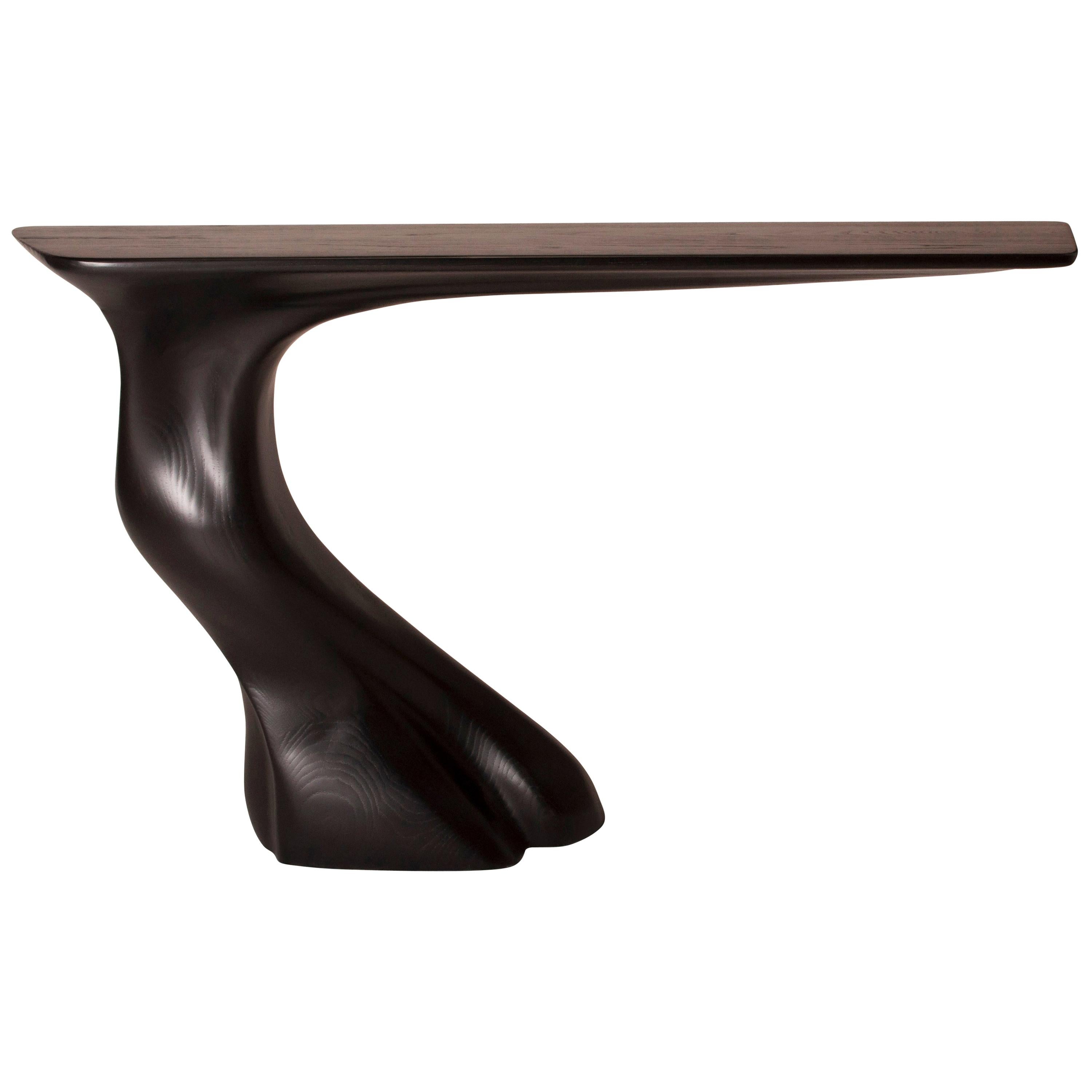 Amorph Frolic Console, Ebony Stained, Wall-Mounted, Facing Right