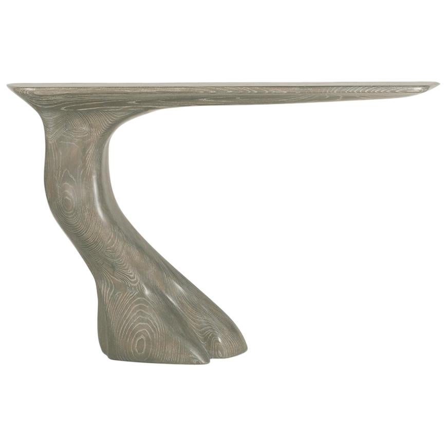 Amorph Frolic Console Table Wall-Mounted in Mesa stain on Ash wood