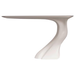 Amorph Frolic wall mounted console table in White lacquer 