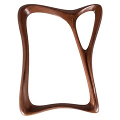 Amorph Jolie Modern Wall Mounted Mirror Walnut Wood with Natural Stain