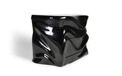 Comodino Noor Laccato lucido nero di Amorph